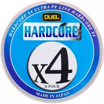 Плетеный шнур YO-ZURI DUEL PE HARDCORE X4 200m #1.2 5COLOR-YELLOW MARKING 9.0Kg (0.191mm)